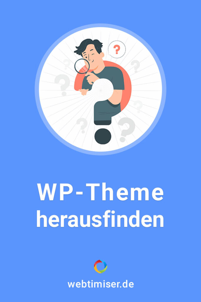 wordpress theme herausfinden pin